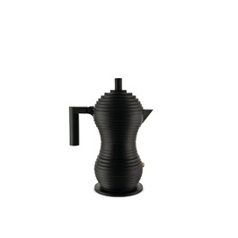 Кофеварка 70 мл черная Pulcina Alessi