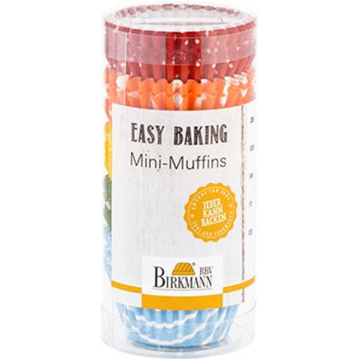 Набор форм для выпечки мини-маффинов, 200 шт, 4,5 см, Easy Baking RBV Birkmann