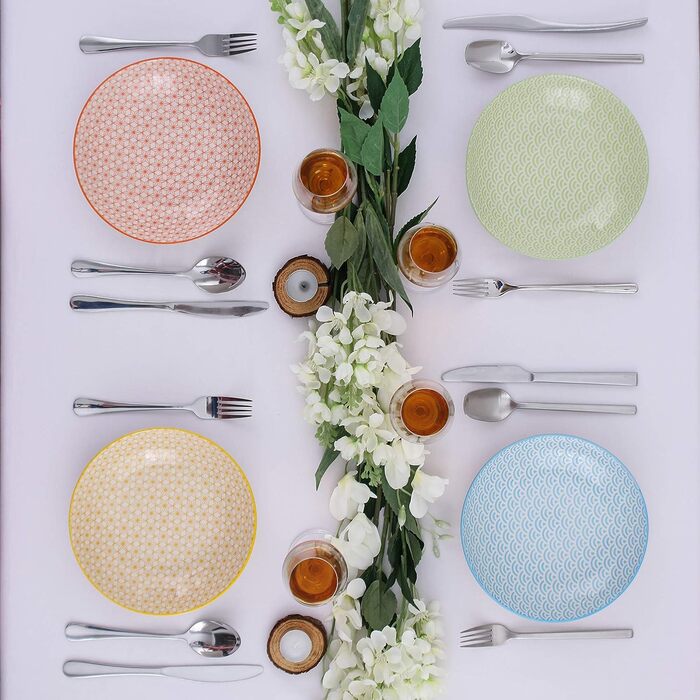 Набор суповых тарелок 12 предметов, разноцветный Natsuki Vancasso