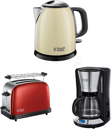 Набор для завтрака: тостер, чайник и кофеварка с таймером Russell Hobbs