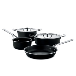 Набор посуды 4 предмета, черный Pots & Pans Alessi