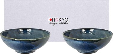 Набор мисок 2 предмета Cobalt Blue TOKYO Design studio