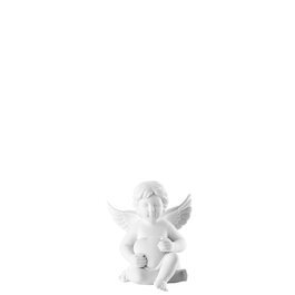 Фигурка "Ангел с сердцем" 6.5 см белая матовая Angel Rosenthal