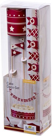 Набор украшений для торта, 4 предмета, 27,5 x 9 x 6,5 см, RBV Birkmann