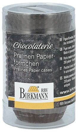 Набор форм для шоколадных конфет, 200 шт, черный, RBV Birkmann