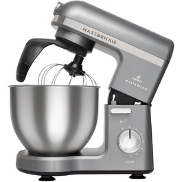 Кухонный комбайн 5 л 1500 Вт, 6 скоростей, космически-серый Mastermaid Chef Pro KARACA