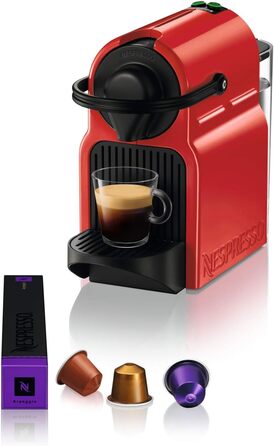 Капсульная кофемашина 0.7 л 1260 Вт, красная Nespresso Inissia YY1531FD Krups