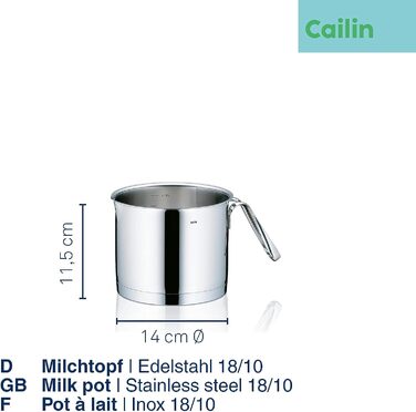 Ковш для молока 1,8 л,  14 см kela