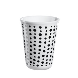 Чашка для капучино 0,25 л белая черные пятна Coppetta ASA-Selection