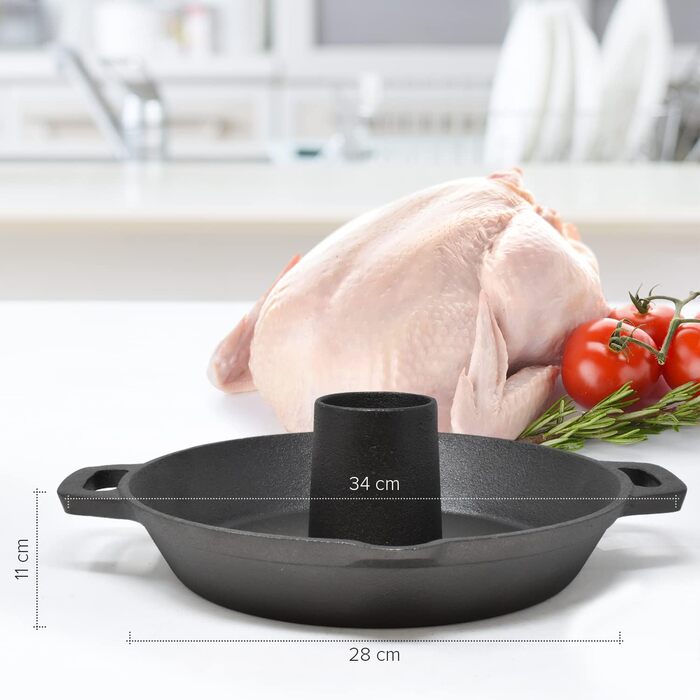 Форма для запекания курицы для гриля барбекю 28 см joeji's Kitchen