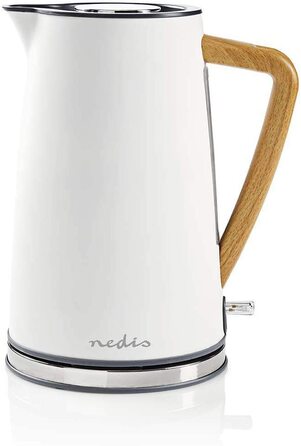 Электрический чайник Nedis Soft-touch / 2200 Вт / 1,7 л / фильтр против накипи