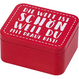 Подарочная коробка, 12 x 10 х 6 см, красная, Colour Splash RBV Birkmann