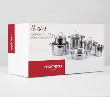 Набор кухонной посуды 10 предметов Moneta Allegro
