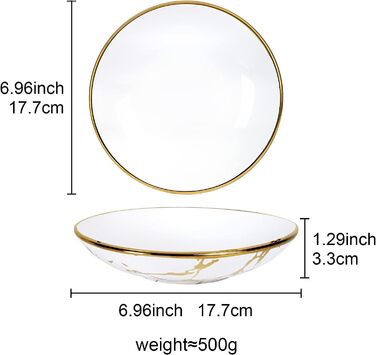 Набор тарелок для макарон 500 мл, 4 предмета Fanquare