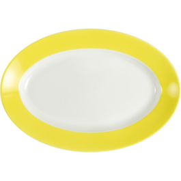 Блюдо овальное 28 см, желтое Pronto Colore Kahla