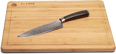 Дамасский нож шеф-повара 20 см KLAMER