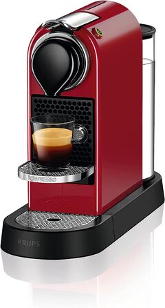 Капсульная кофемашина 1 л 1260 Вт, красная Nespresso XN7415 Krups