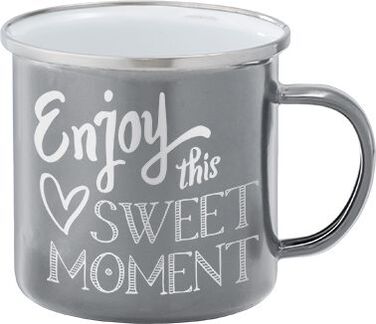 Чашка с эмалированным покрытием, серая, Sweet Moments RBV Birkmann