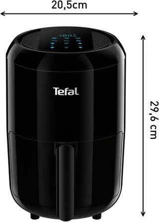 Фритюрница Tefal EY3018 Easy Fry Compact 1,6 л / 6 автоматических программ / цифровой дисплей