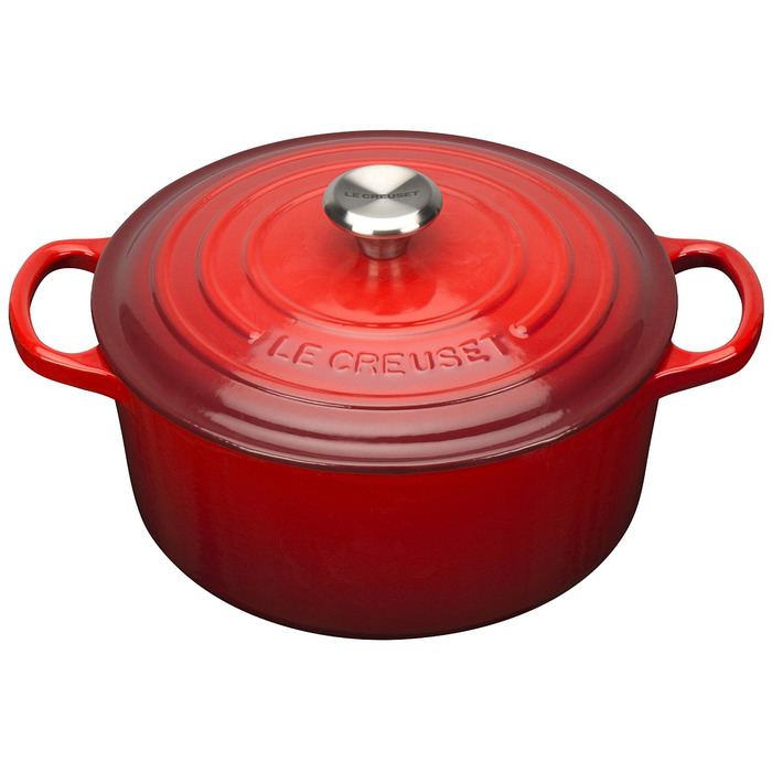 Кастрюля / жаровня 22 см, вишневый Le Creuset