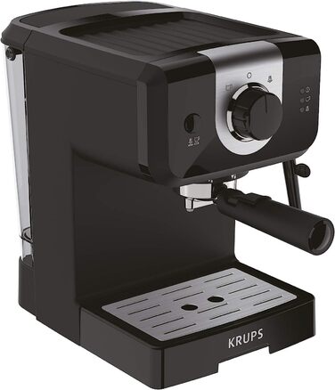 Кофемашина на 2 чашки 2200 Вт, черная Opio XP320810 Krups