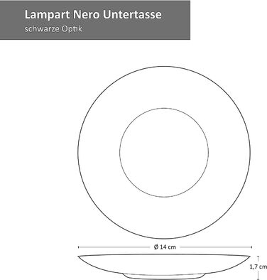 Кофейный сервиз MamboCat Lampart Nero 18 предметов на 6 персон