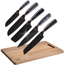 Набор кухонных ножей с разделочной доской, 5 предметов MasterPRO