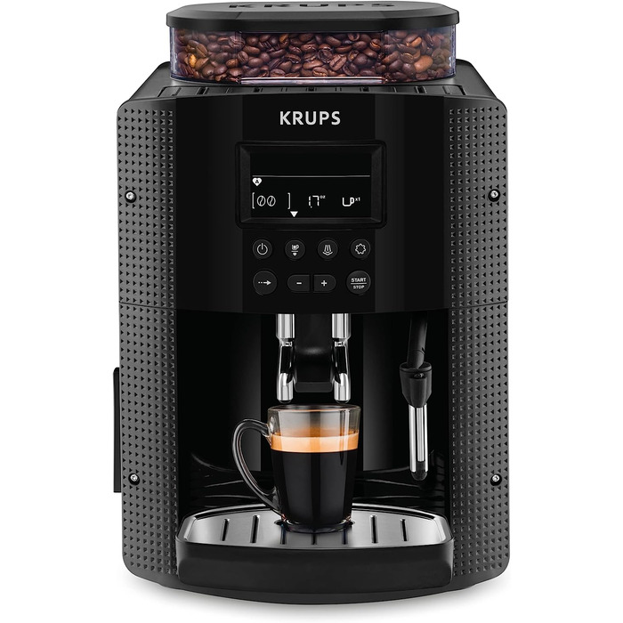 Кофемашина 1.6 л 1400 Вт, с кофемолкой, черная Essential YY8135FD Krups