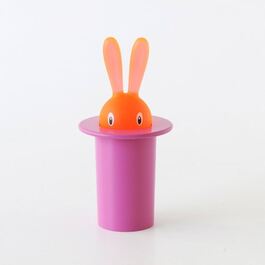 Футляр для зубочисток 7,5х14х7,5 см розовый Magic Bunny Alessi