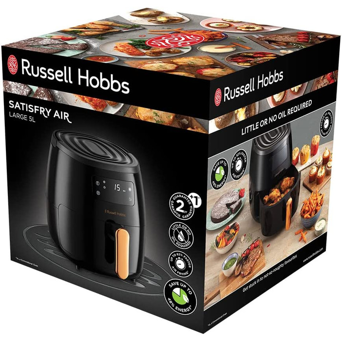 Фритюрница Russell Hobbs XL / 5 л / 7 функций / 1650 Вт