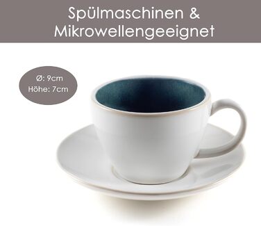 Набор чашек для кофе 180 мл, 4 предмета Hanseküche