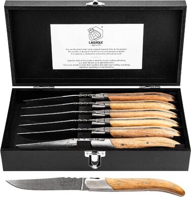 Набор ножей для стейка 6 предметов Luxury Line Laguiole Style de Vie