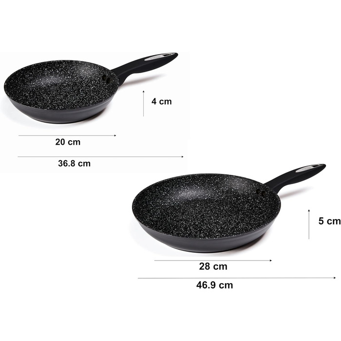 Набор сковород  2 предмета, 20 см, 28 см Zyliss