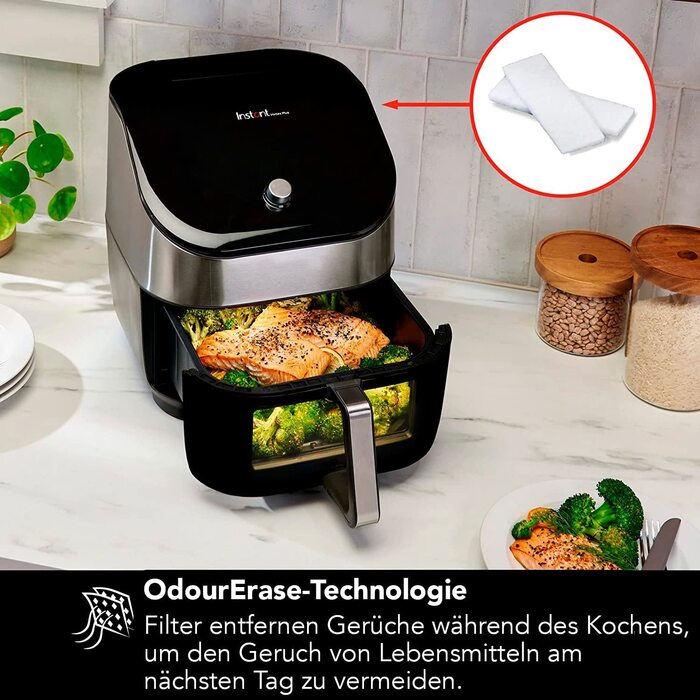 Фритюрница Instant Vortex Plus ClearCook / 5,7 л / 6 в 1 / 1700 Вт