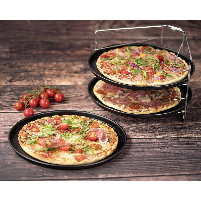 Набор противней для пиццы с подставками 4 предмета Zenker