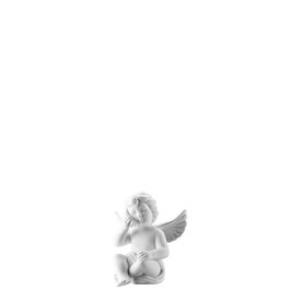 Фигурка "Ангел с телефоном" 6.5 см белая матовая Angel Rosenthal