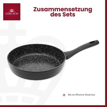 Сковорода 24 см Granitex Gerlach