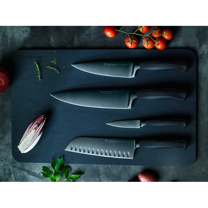 Поварской нож WÜSTHOF Performer из нержавеющей стали, черный, 20 см