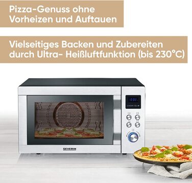 Микроволновая печь с функцией Pizza Express 2150 Вт, 25 л SEVERIN