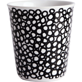 Чашка для эспрессо / мокко 0,1 л черные завитки Coppetta ASA-Selection