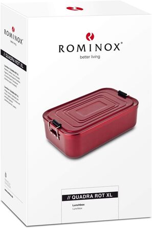 Ланч-бокс 23 x 14,8 x 7 см, красный 	ROMINOX