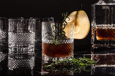 Набор стаканов для виски с графином 7 предметов Prestige Elegant Konsimo