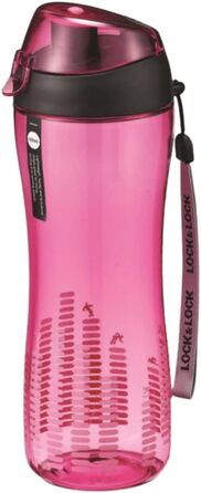 Спортивная бутылка для воды  650 мл, розовая LOCK & LOCK