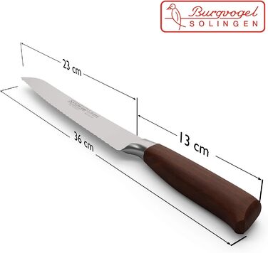 Нож для хлеба 23 см Natura Line Burgvogel Solingen