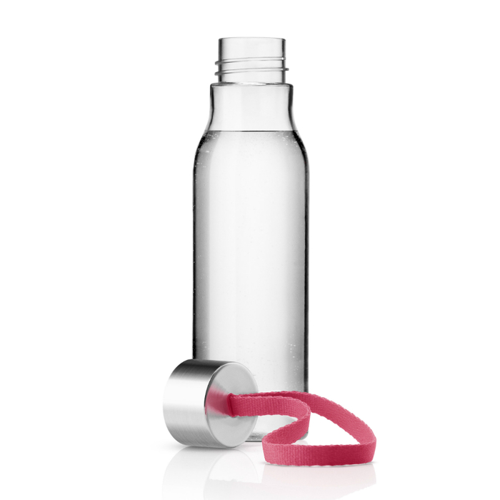 Бутылка 0,5 л прозрачная/розовая Trinkflasche Eva Solo