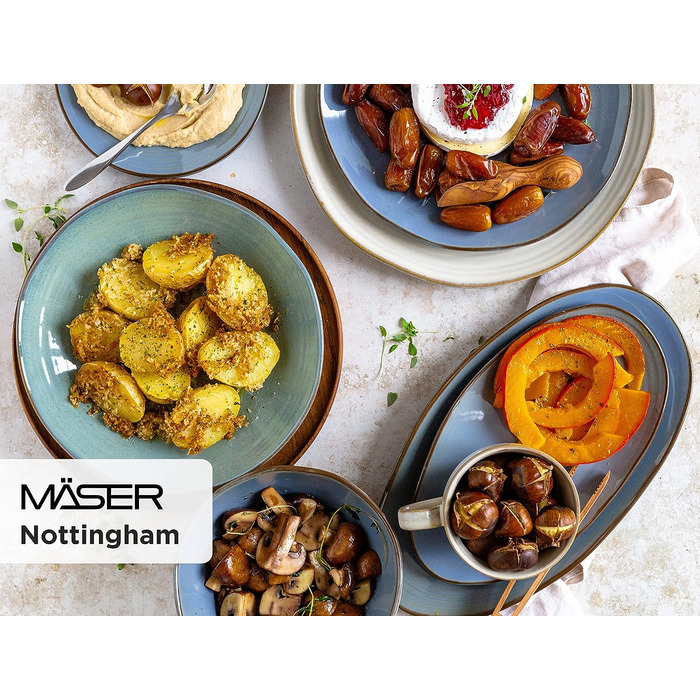 Набор столовой посуды на 4 человека 8 предметов Nottingham Series MÄSER