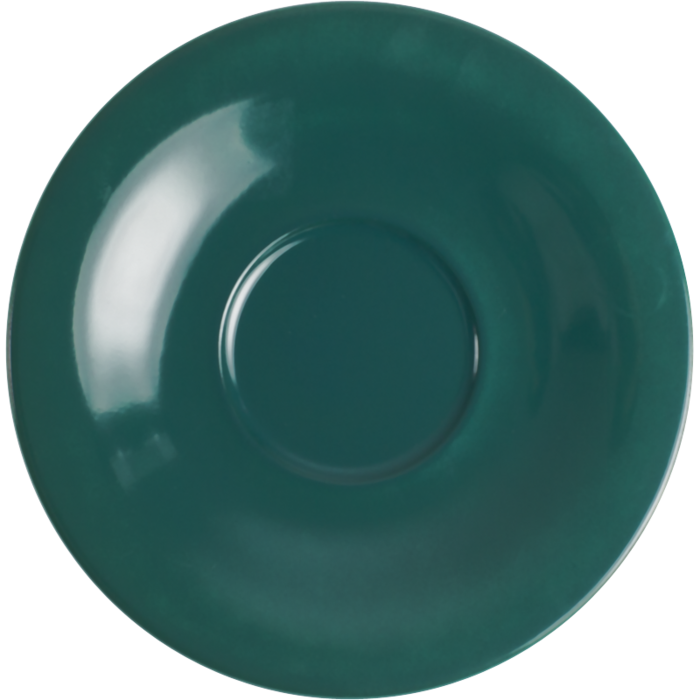 Блюдце к чашке для завтрака 18 см, темно-зеленое Pronto Colore Kahla