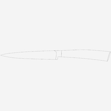 Филейный нож Berkel KEL1FI21SRRBL из нержавеющей стали, 21 см, красный