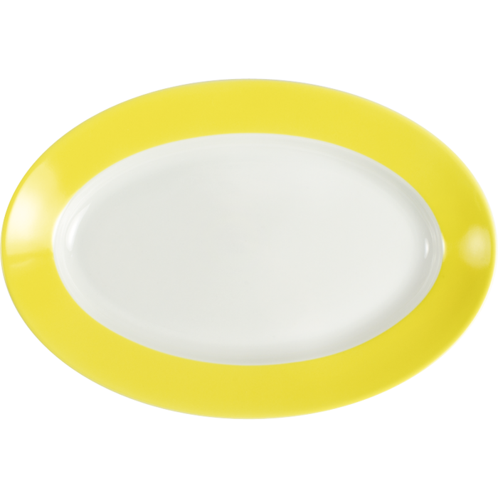 Блюдо овальное 28 см, желтое Pronto Colore Kahla