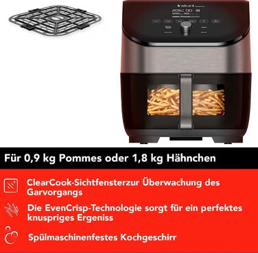 Фритюрница Instant Vortex Plus ClearCook / 5,7 л / 6 в 1 / 1700 Вт